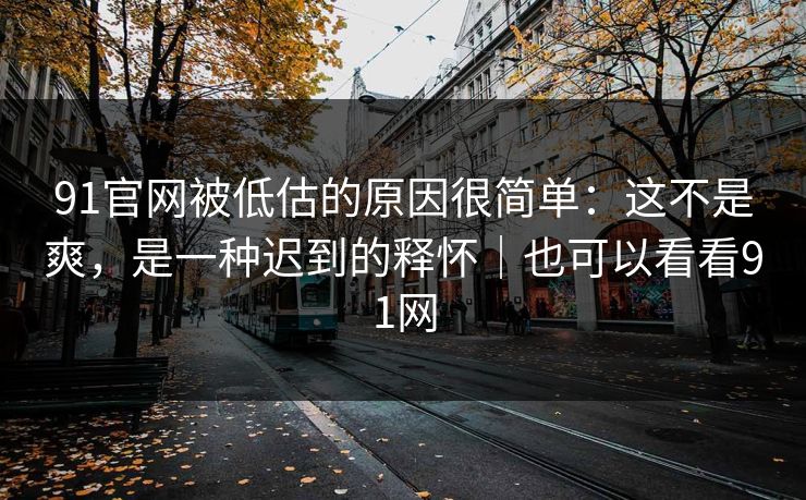 91官网被低估的原因很简单：这不是爽，是一种迟到的释怀｜也可以看看91网