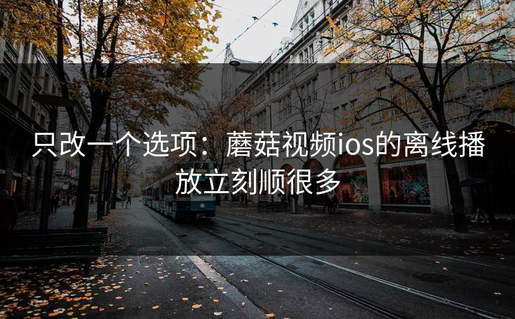 只改一个选项:蘑菇视频ios的离线播放立刻顺很多 只改一个选项:蘑菇视频ios的离线播放立刻顺很多